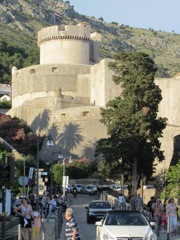 Tower from outside wall